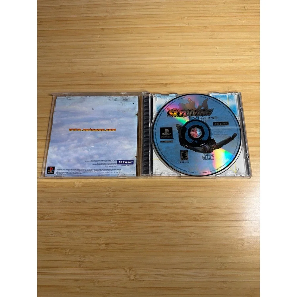 Skydiving‎ Extreme PS1 Complete CIB PlayStation 1 Untested Water Damage
